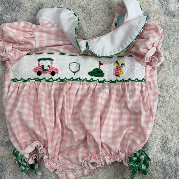 Other - Smocked flamingo golf bubble